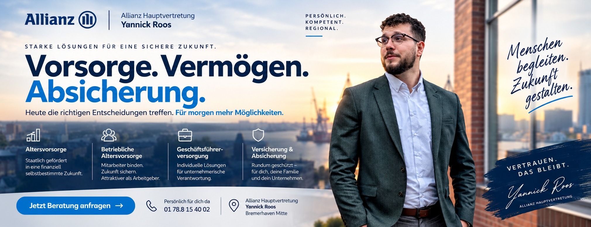 Allianz Versicherung Yannick Roos Bremerhaven - Versicherung Rente Lebensversicherung Bremerhaven
